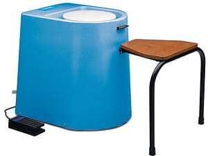 Tornio elettrico con sedile